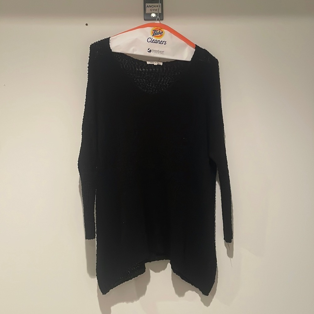 Black lightweight sweater